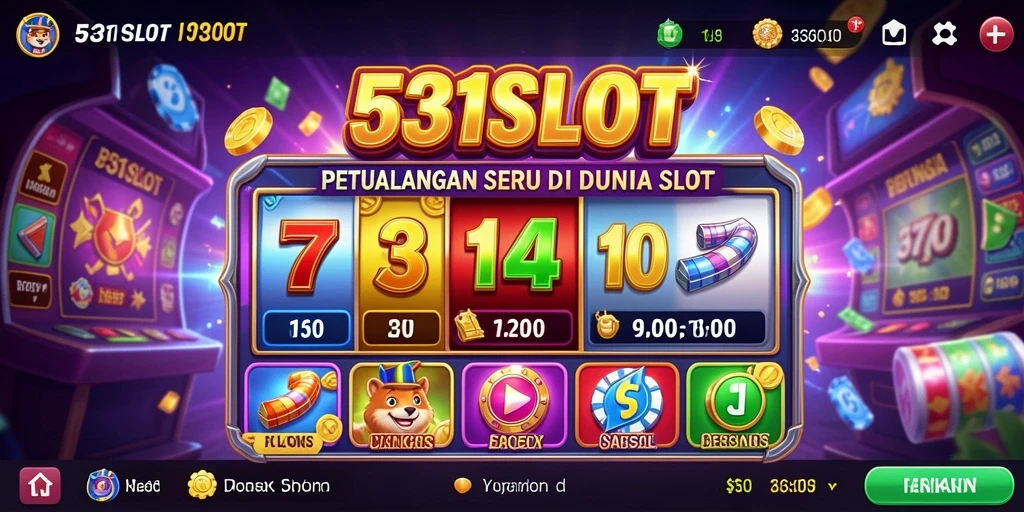 Screenshot gameplay 531SLOT menampilkan aksi slot yang mendebarkan.