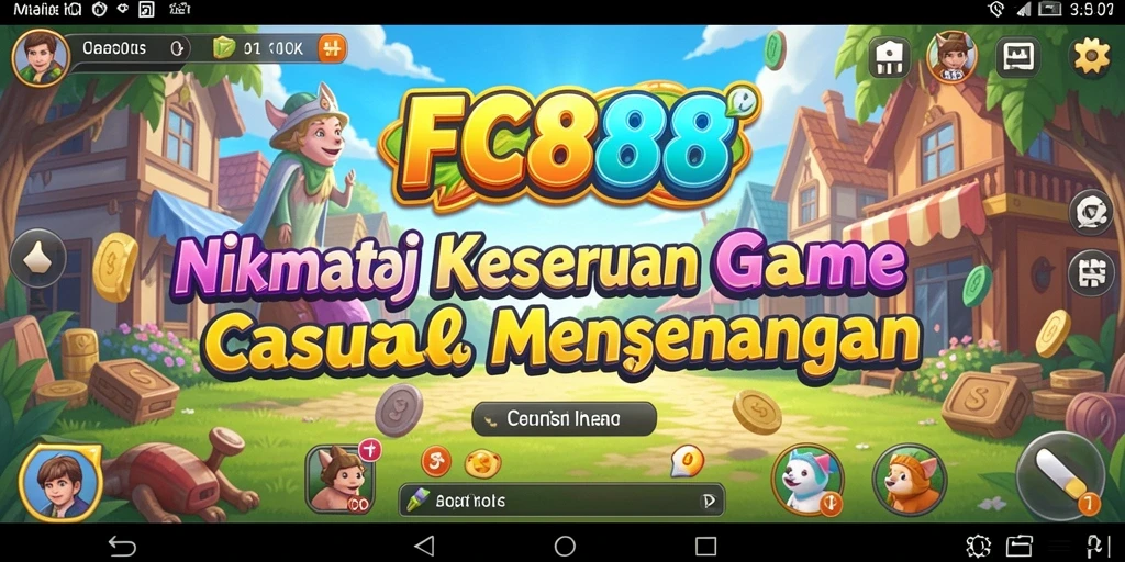 Menampilkan gameplay penuh warna dan menyenangkan dari FC888.