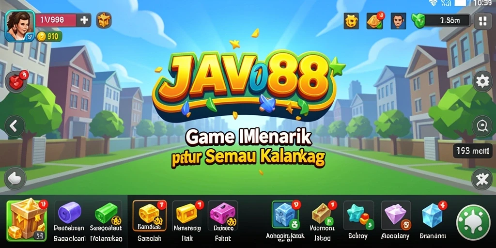 Tampilan gameplay JAVO88 yang memukau dalam genre Idle.