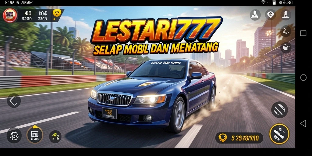 Tampilan menarik permainan balap di LESTARI777 dengan grafik memukau.