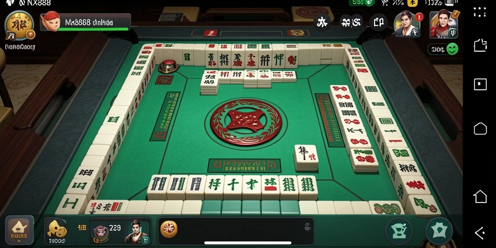 Tampilan gameplay Mahjong yang menarik di NX888.