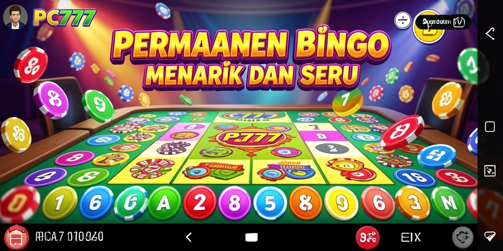 Tampilan gameplay menarik dari permainan Bingo PC777.