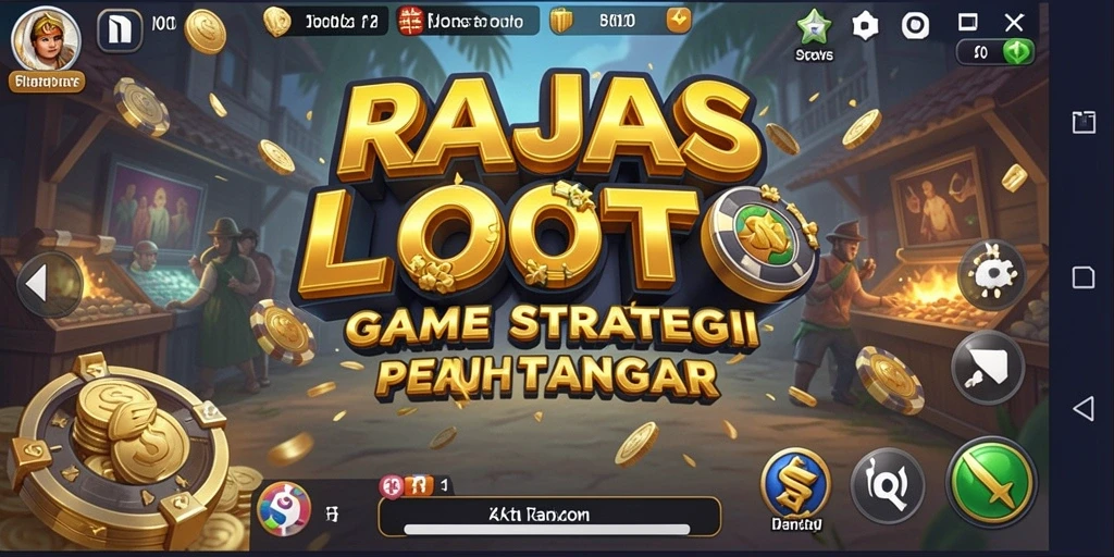 Tampilan gameplay menarik dari RAJASLOTO saat bertanding.