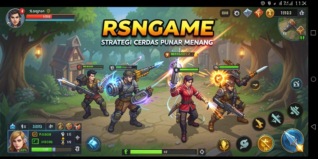 Tampilan gameplay RSNGAME yang menegangkan dan strategi mendalam.