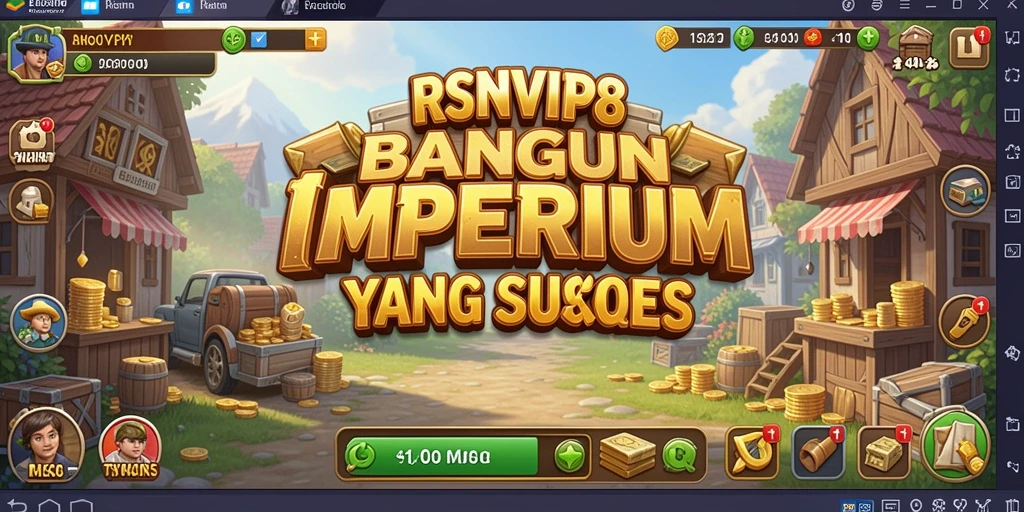 Tampilan menarik dari gameplay Tycoon RSNVIP8 dengan berbagai bisnis yang dikelola.